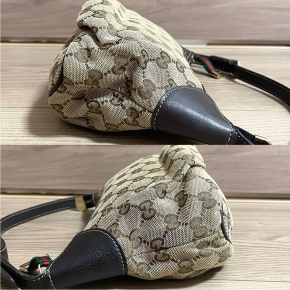 Gucci Beige and Dark Brown Shoulder Bag - Picture 4 of 12
